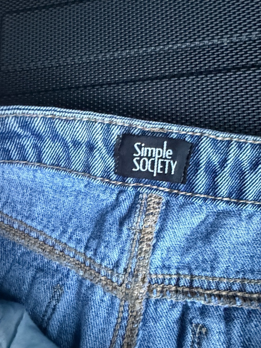 Fabulous Blue Skinny Jeans with Embellished Cuff - Picture 2 of 7